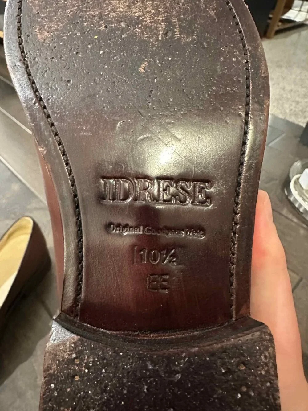 Brown Leather Dress Loafers 10.5 EE